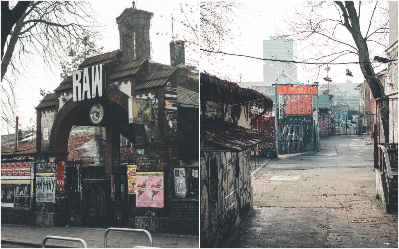 Friedrichshain en hiver : RAW Gelände