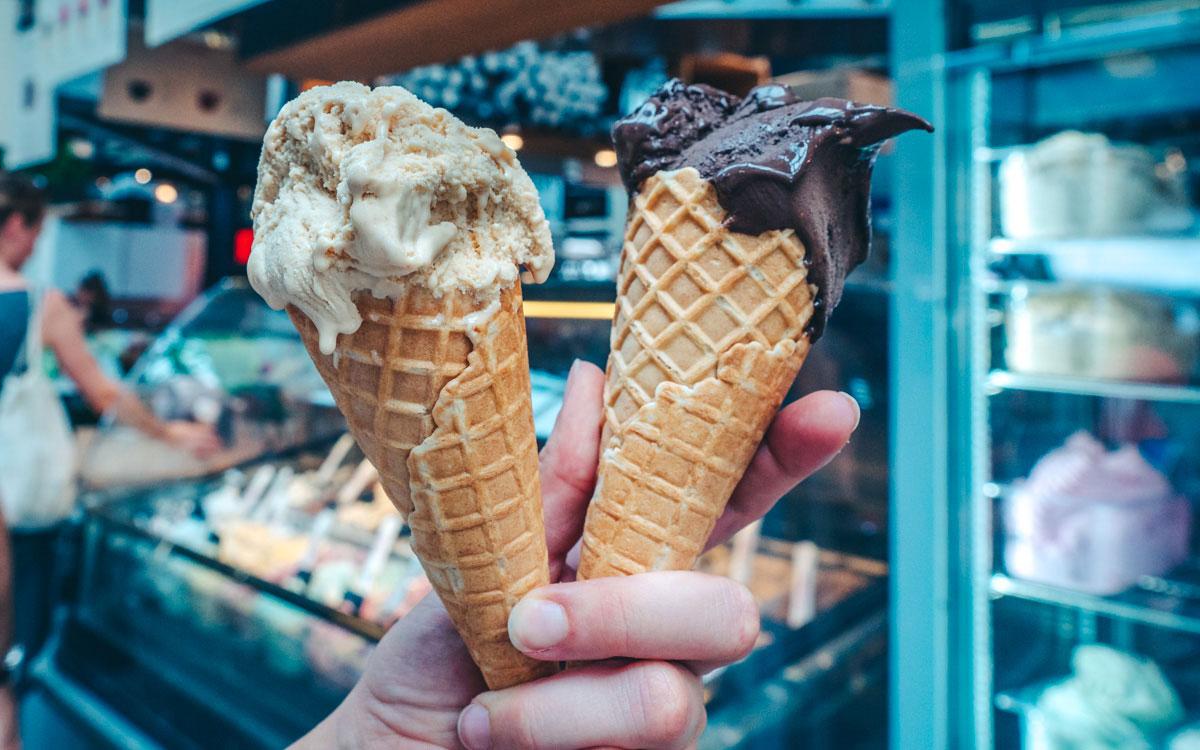 Copenhagen Food Tour Ice Cream at Torvehallen