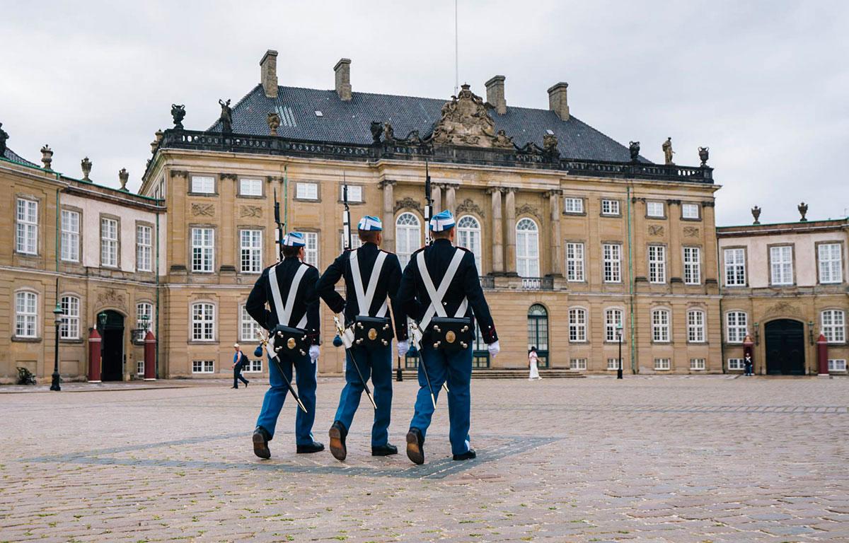 Changing of the Guard at Amalienborg Palace
