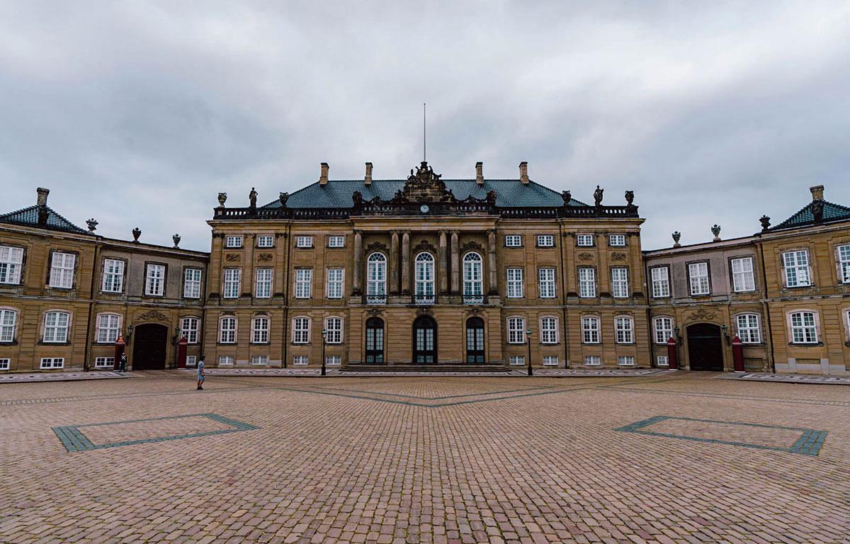 Amalienborg Palace in Copenhagen