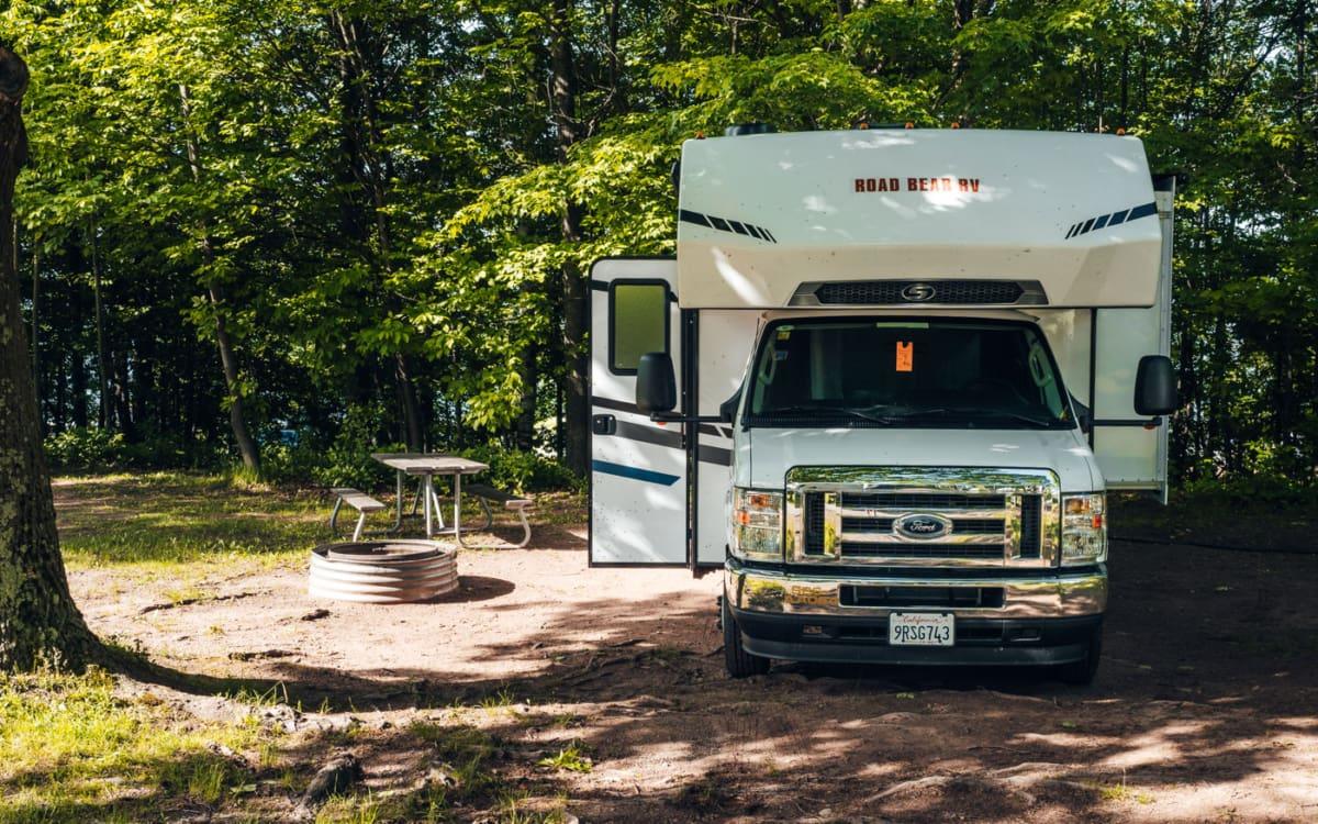 Union Bay Campground in Porcupine Mountains Wilderness State Park