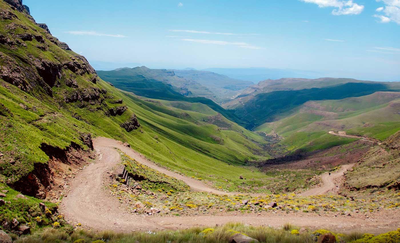 Sani Pass vers le Lesotho
