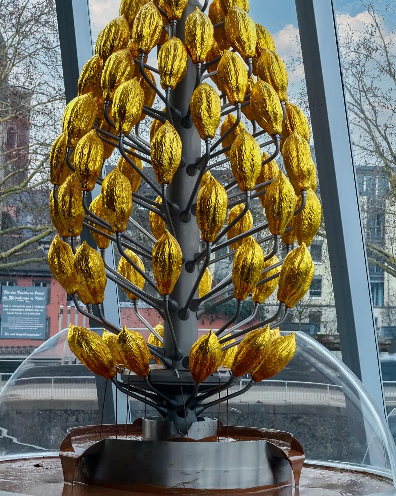 Lindt Schokobrunnen im Schokoladenmuseum Köln