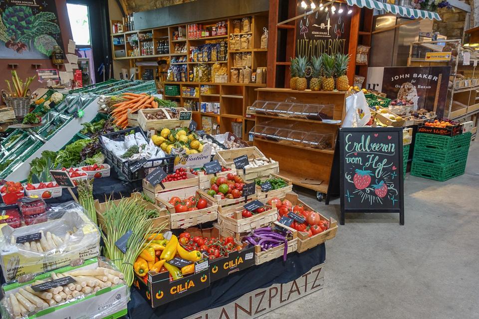 Légumes au marché couvert Zurich Viadukt