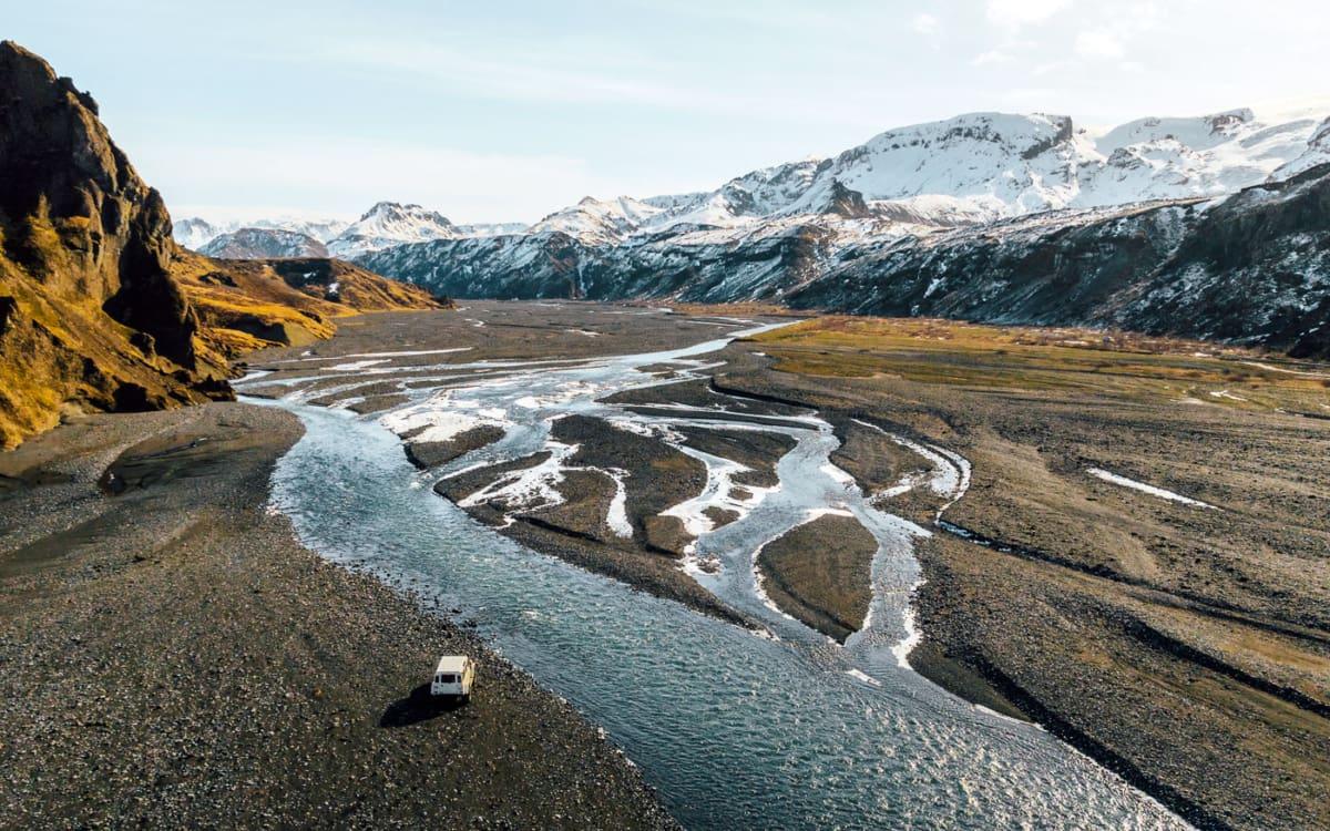 Thorsmork Iceland Winter