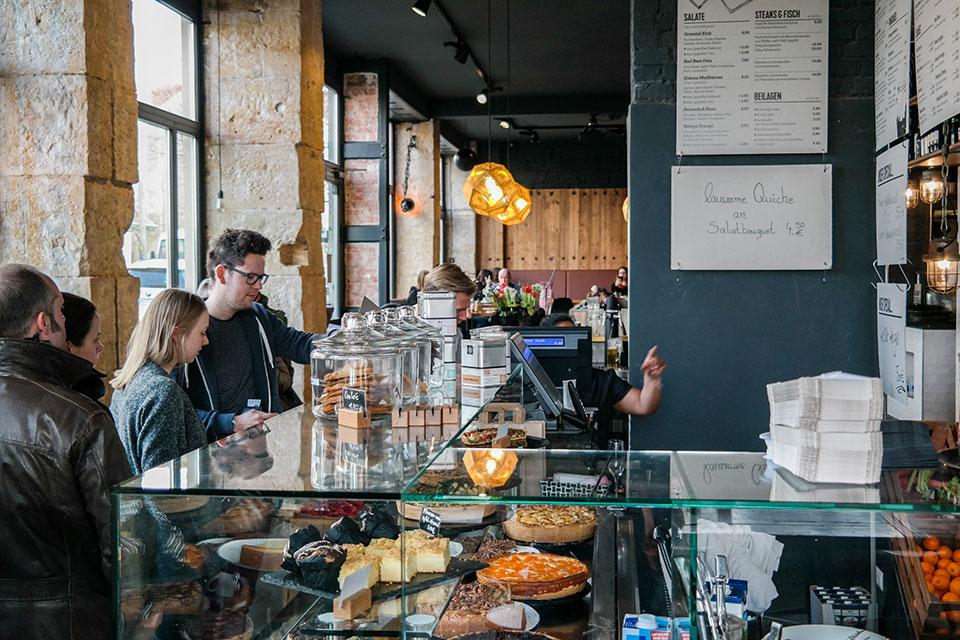 Comptoir au Elbsalon à Dresde