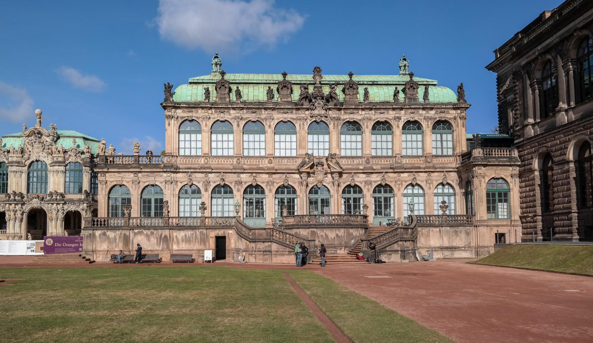 Le Zwinger à Dresde.
