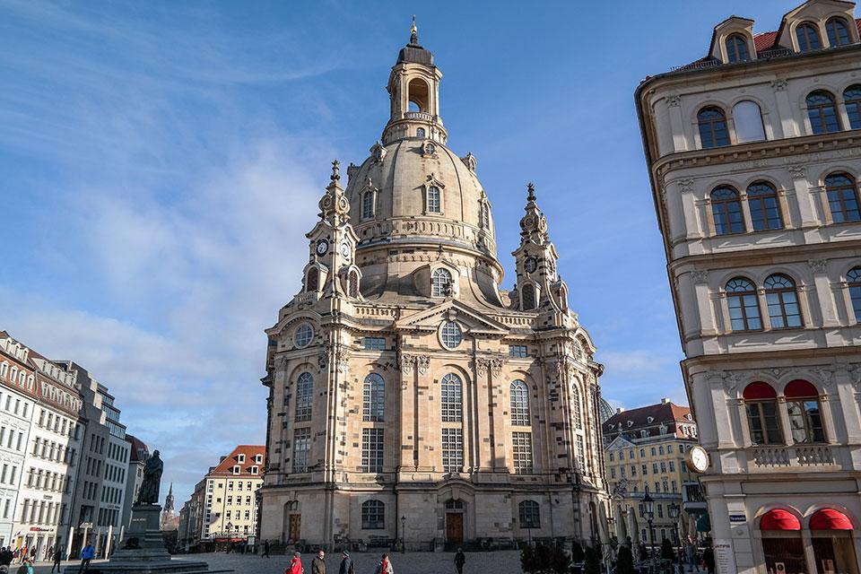 L'église Frauenkirche à Dresde est l'un des sites les plus visités