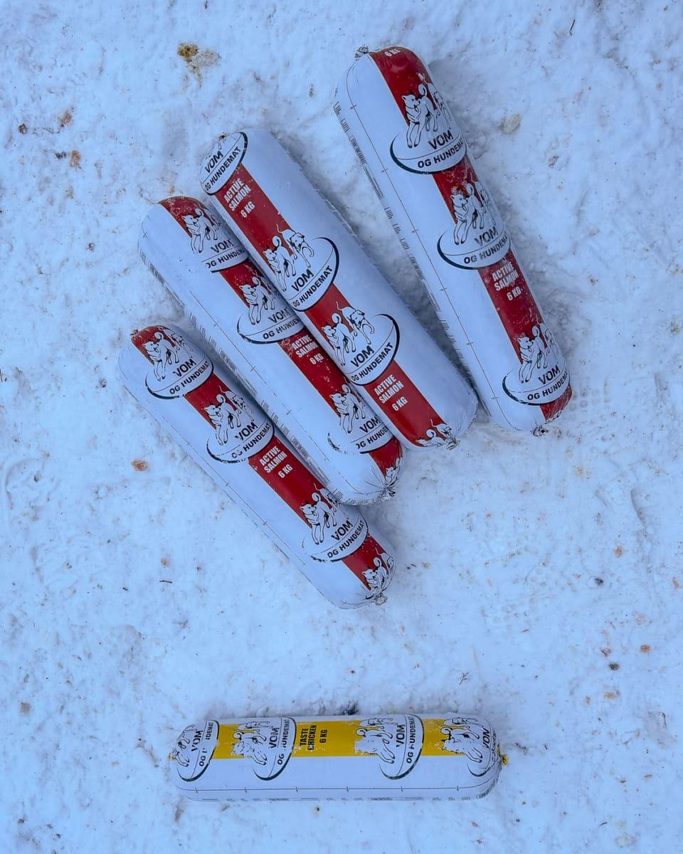 6 of these frozen packages need to be chopped into 250g pieces.