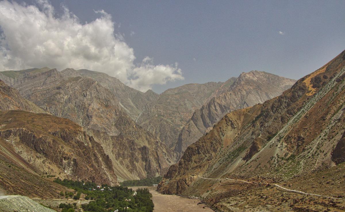 Kalai Khumb Khorog Weg Pamir Highway Tadzjikistan