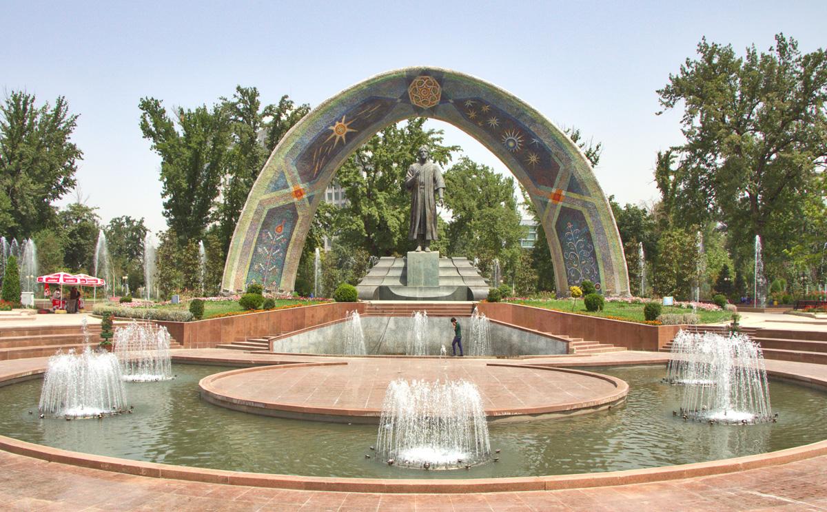 Rudaki Park Rudaki Standbeeld Dushanbe