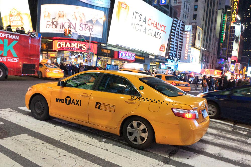 Flughafen New York Taxi rijden