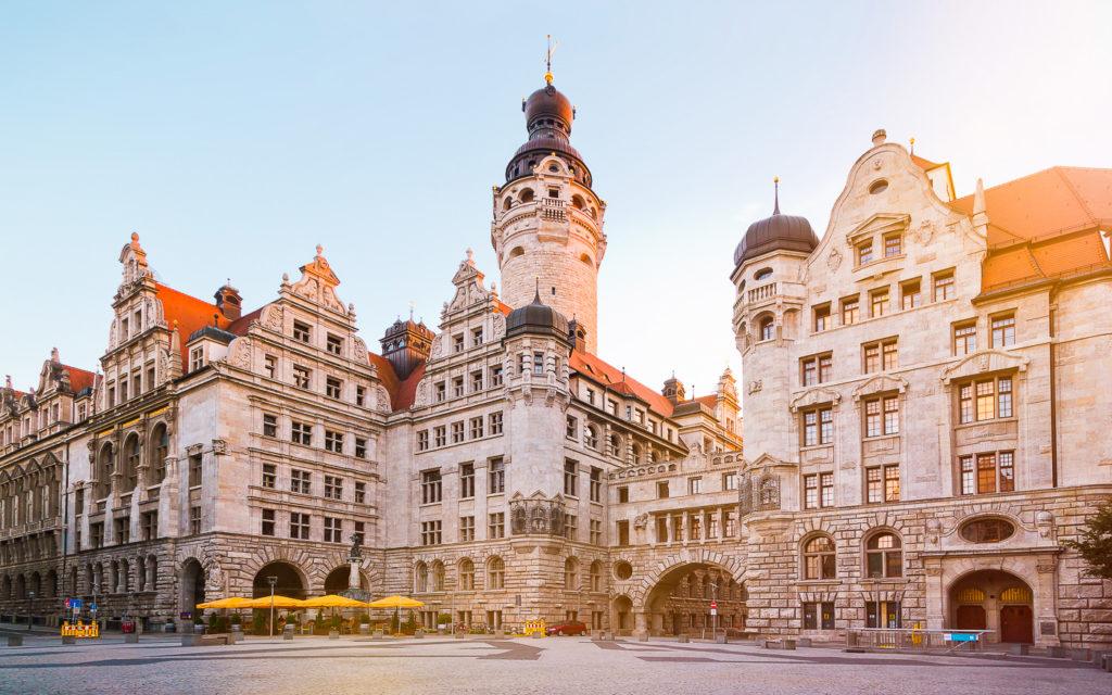 New Town Hall Burgplatz Leipzig