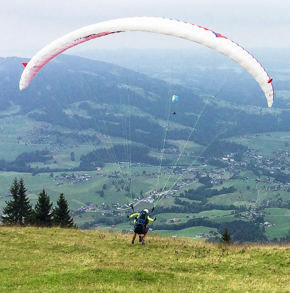 Bregenzerwald Paragliden Andelsbuch Tandemvlucht