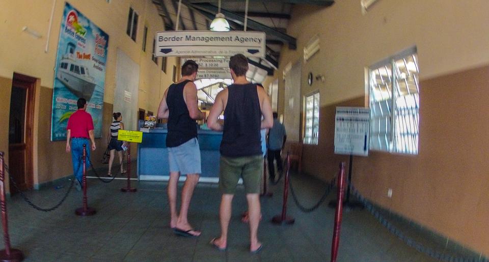 Exiting Belize
