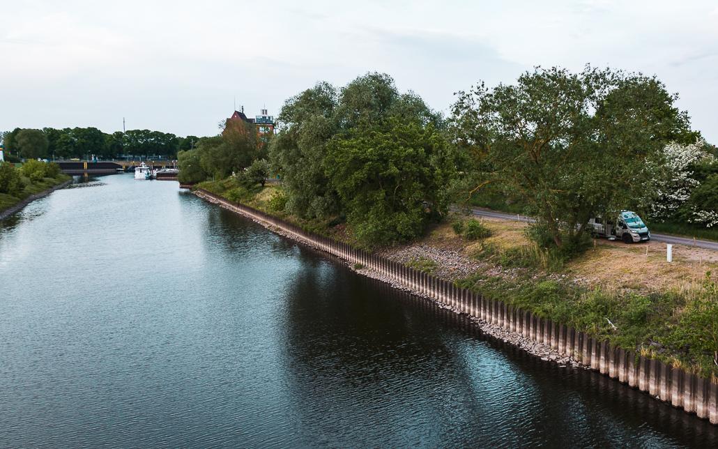 Hafenhotel camperplaats Dömitz direct aan de Elbe