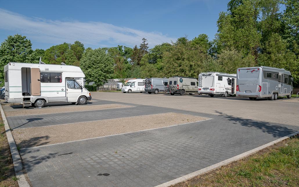 Camperplaats direct bij Schloss Ludwigslust