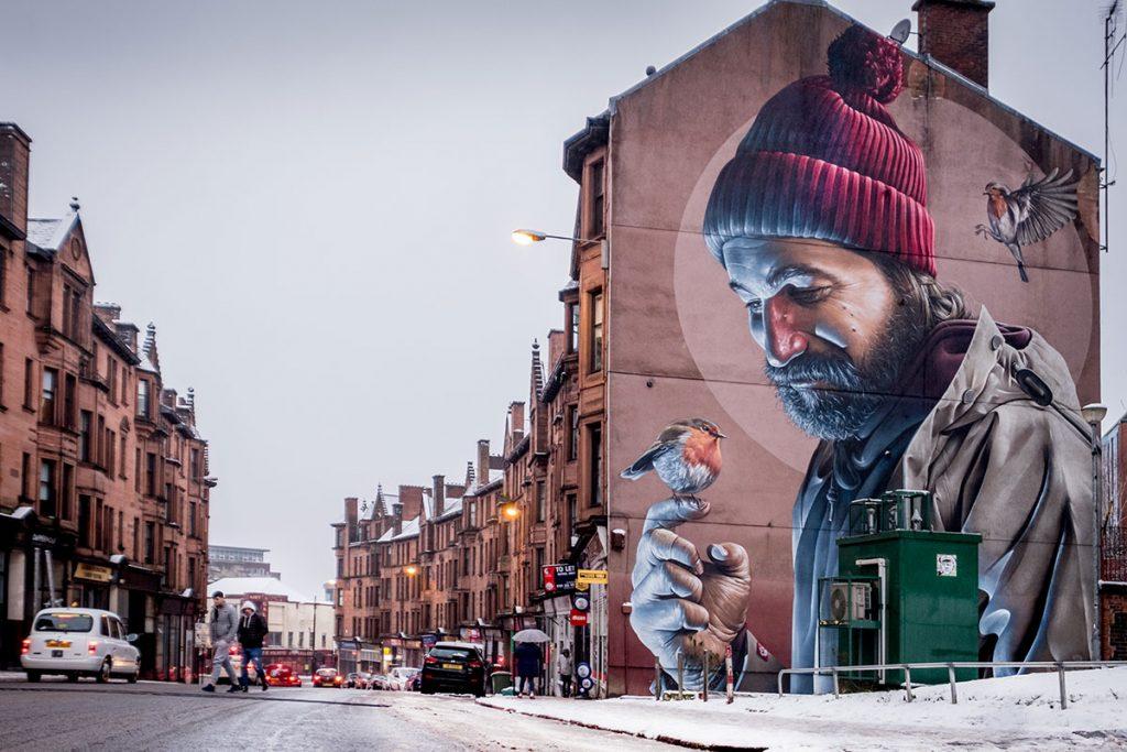 Glasgow tips Street Art Smug