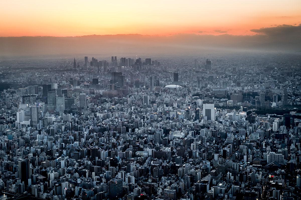 Beste uitzichten Tokio Japan