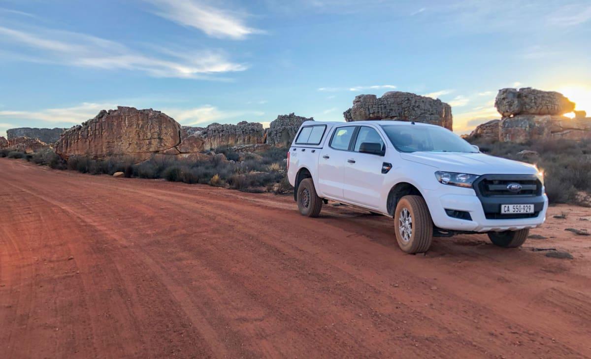 Car road trip from Cape Town to Kgalagadi National Park