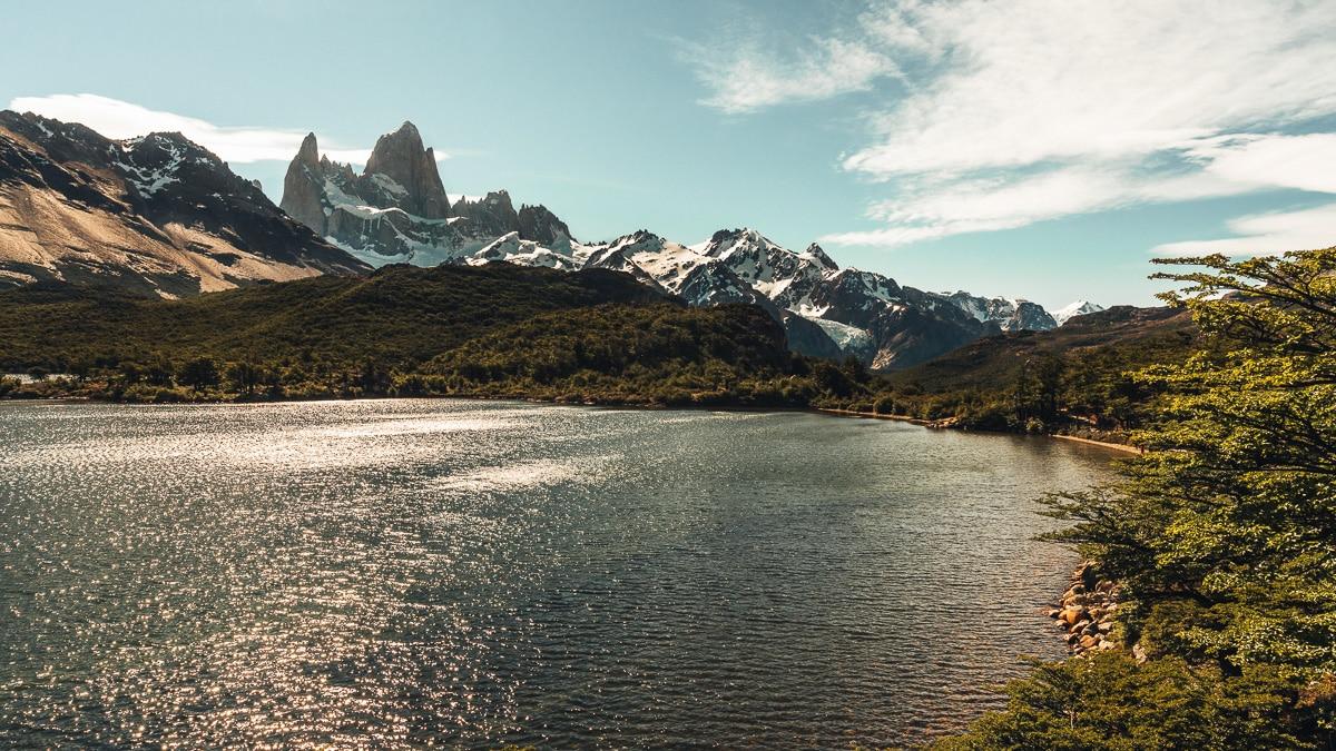 Laguna Capri vlak voor zonsondergang