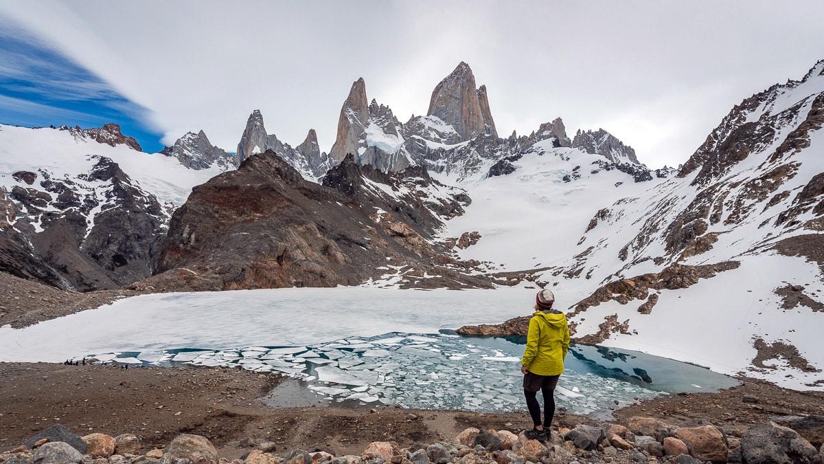 Laguna de los Tres en Fitz Roy-massief