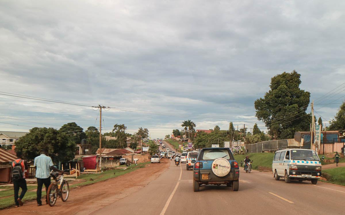 Entebbe - Kampala by car