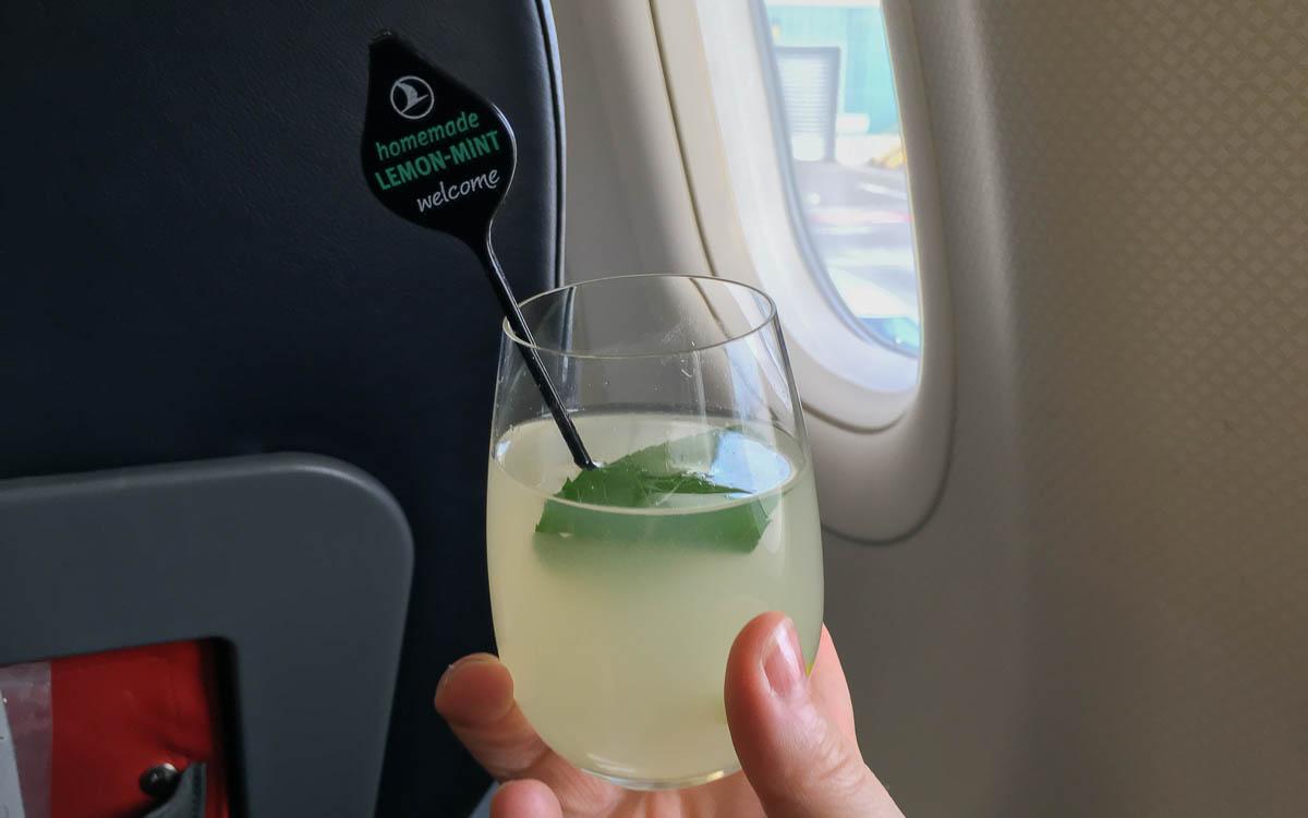 Homemade Lemonade on Turkish Airlines