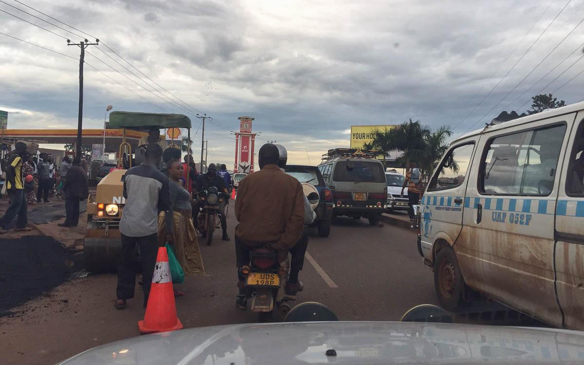 Traffic chaos in Kampala