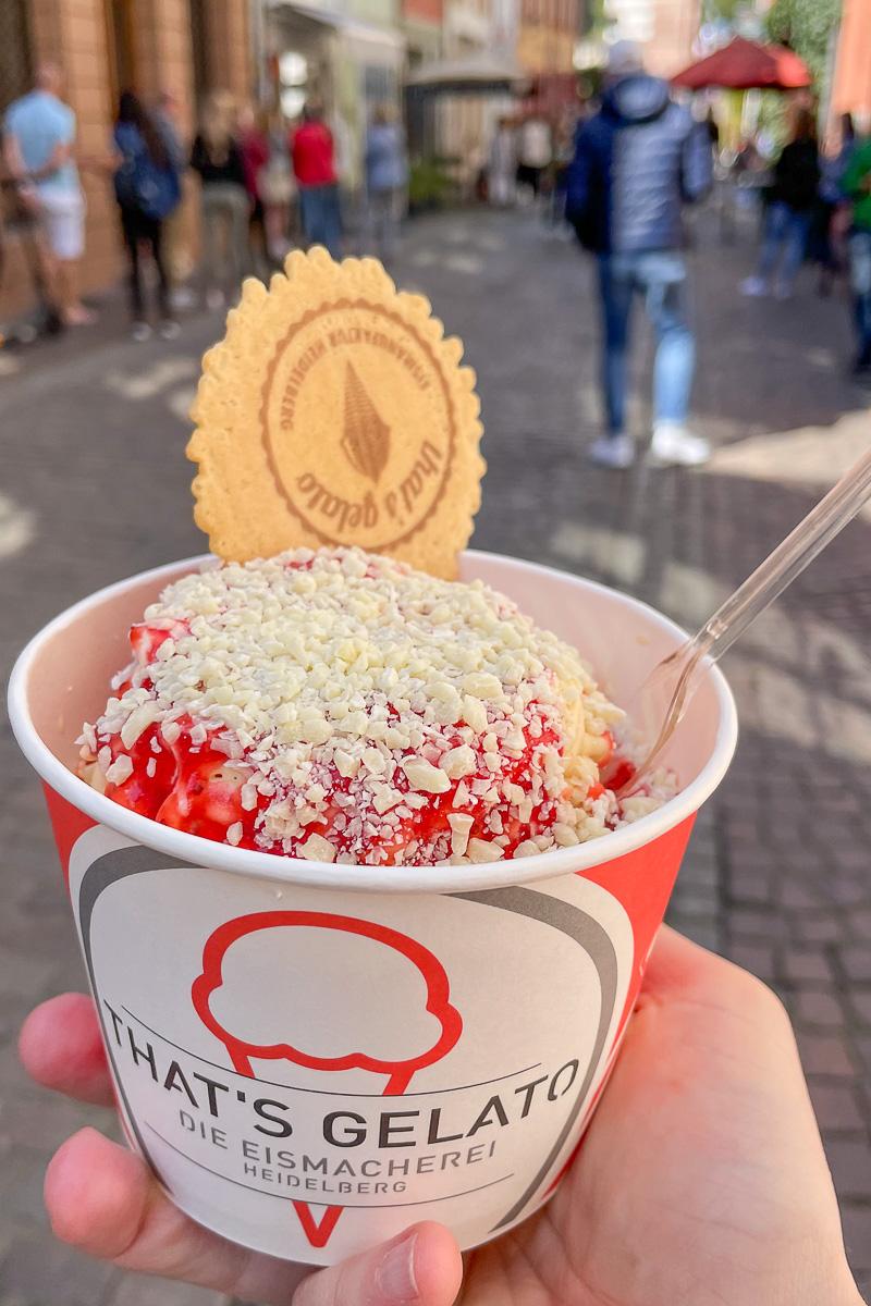 Beste ijs in Heidelberg: That's Gelato, de ijsmakerij