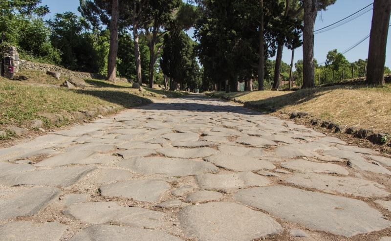 Cobblestones Via Appia Antica