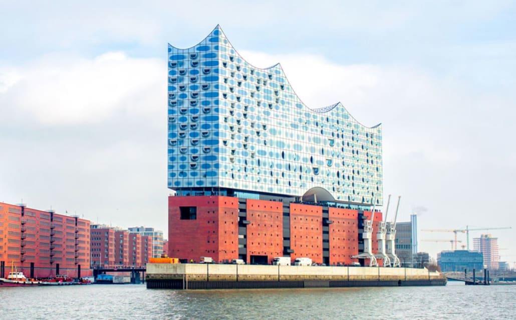 Elbphilharmonie Hamburg from the water