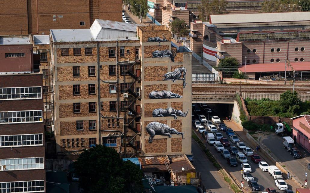 View from balcony in Hallmark House Hotel Johannesburg