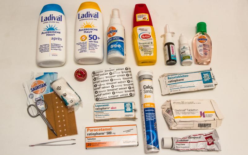 Dit is mijn huidige reisapotheek