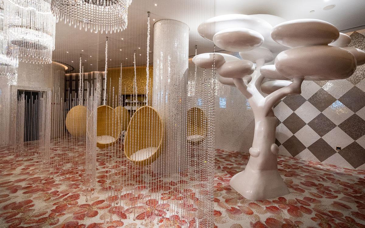 Spa gebied in het Mondrian Doha Hotel.