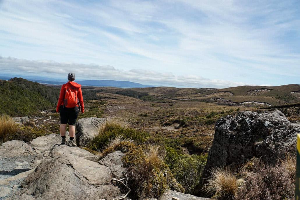 Hiking in Tongariro National Park