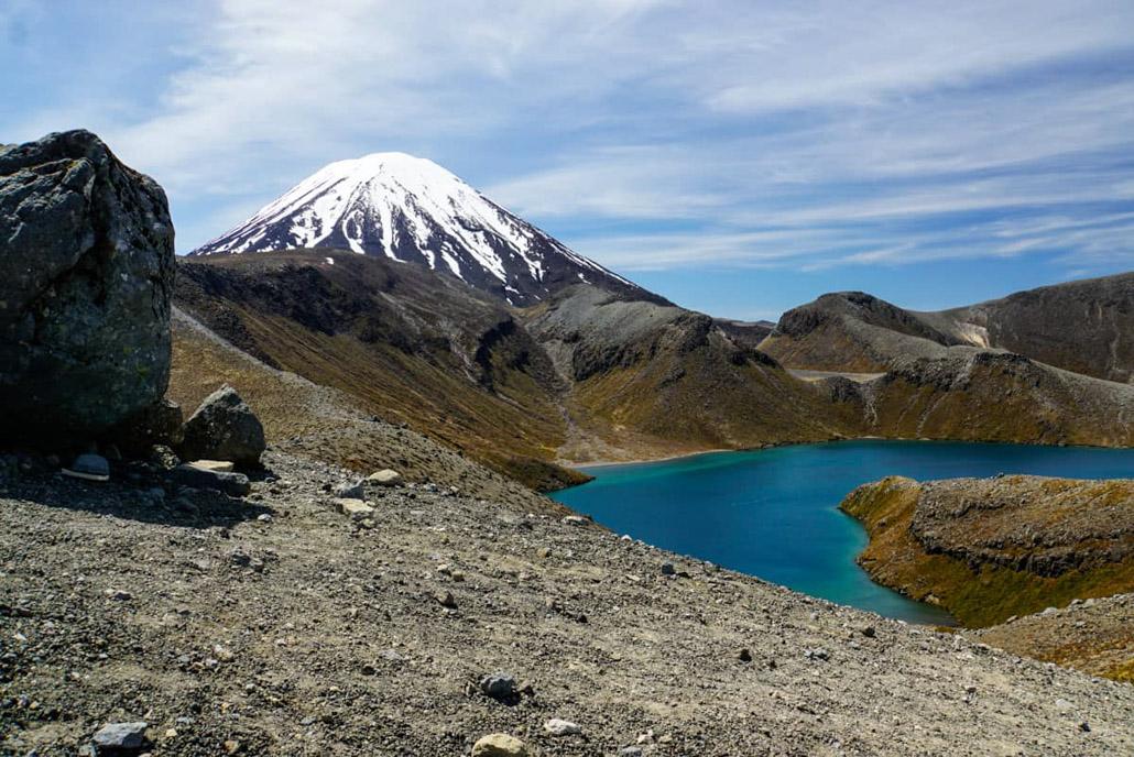 Upper Tama Lake in Tongariro National Park