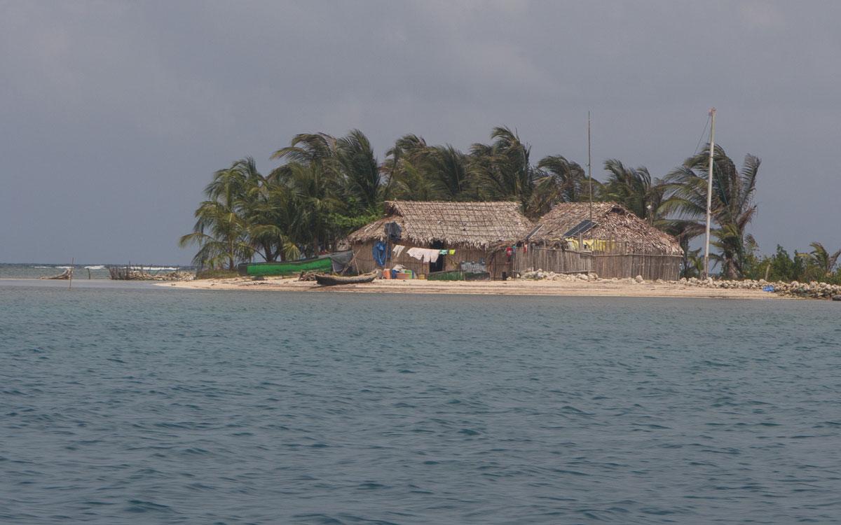 One of the Kuna Yala Islands in San Blas (Panama)