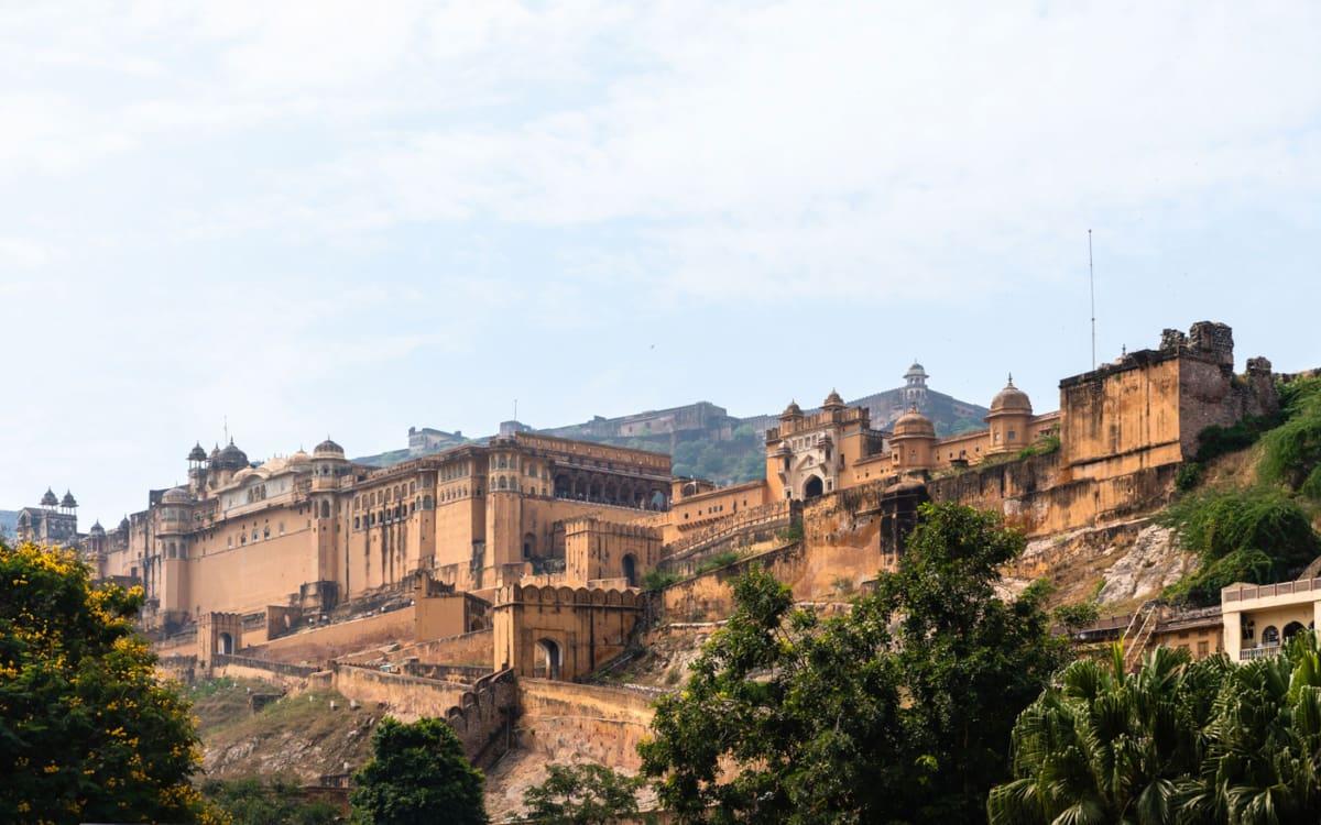 Amber Fort in Amber bij Jaipur (India)