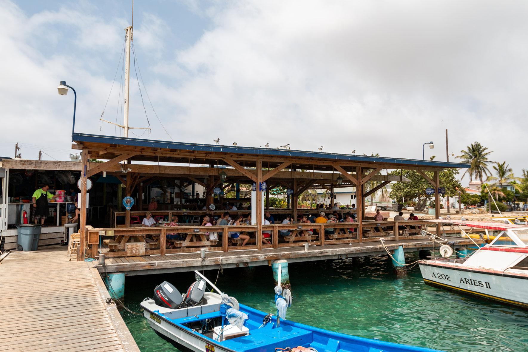 Zeerover vis en garnalen | Aruba
