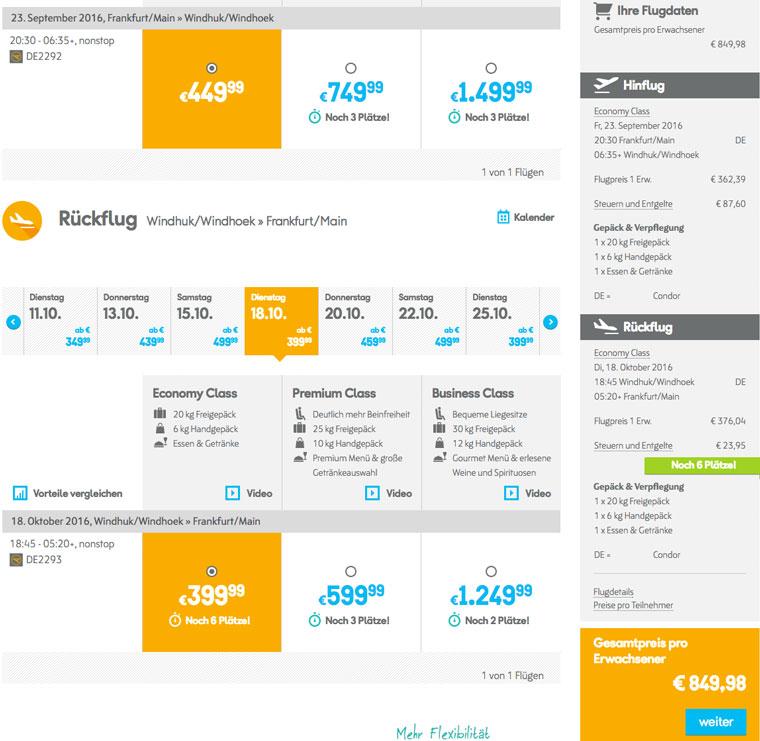 flight-frankfurt-windhoek-condor-booking