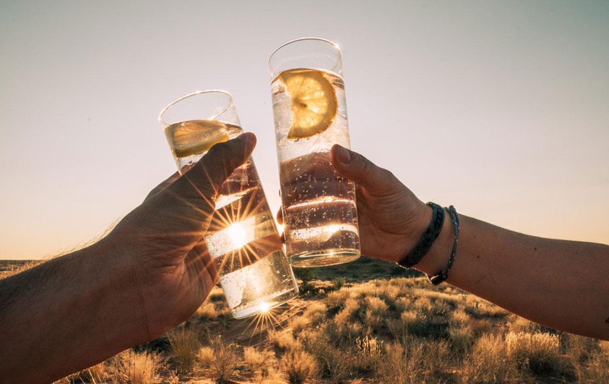 Kalahari Zuid-Afrika Sundowner
