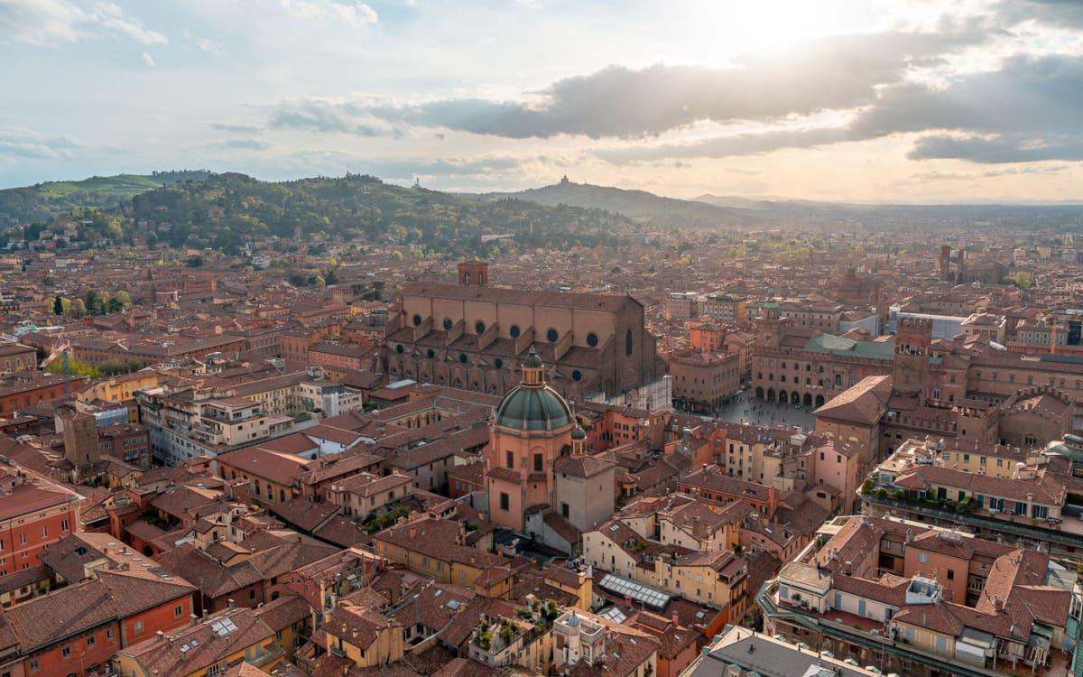 Bologna in Emilia Romagna, Northern Italy