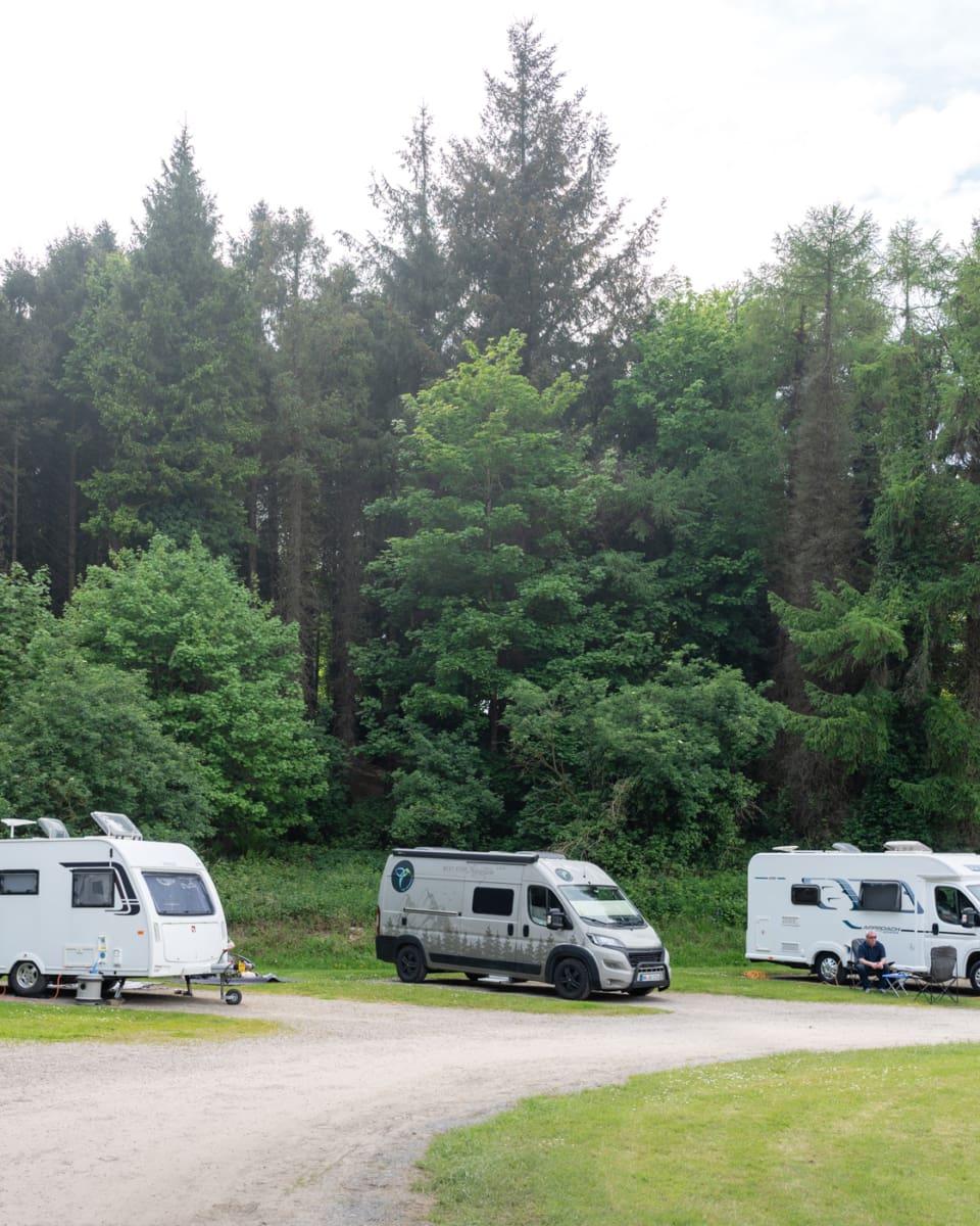 Castle Ward Caravan Park mijn camper