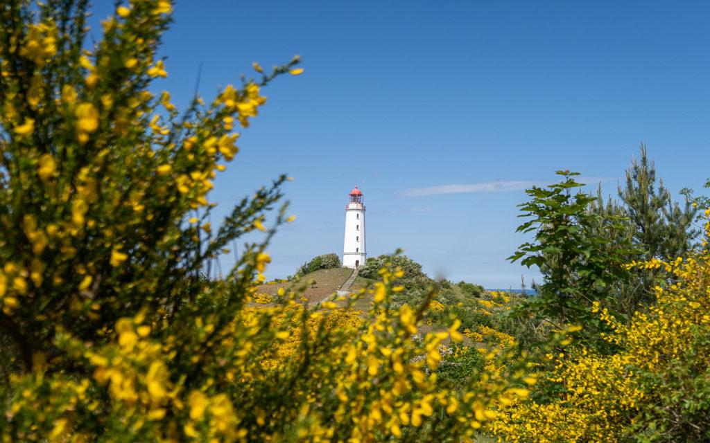 Dornbusch Lighthouse, landmark of Hiddensee Island