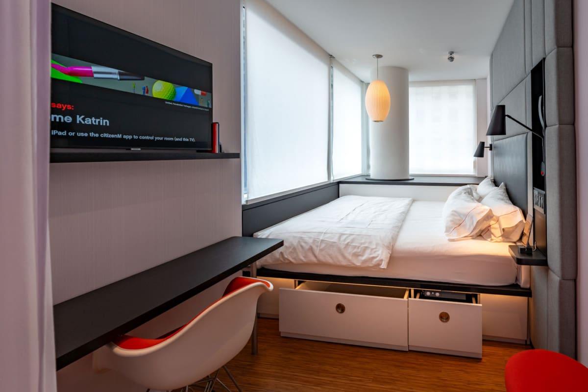 My room at citizenM Downtown Chicago