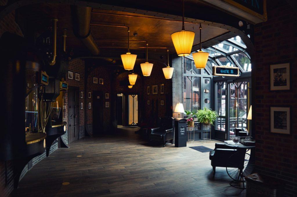 Lobby de l'Hôtel Charles Lindbergh Phantasialand