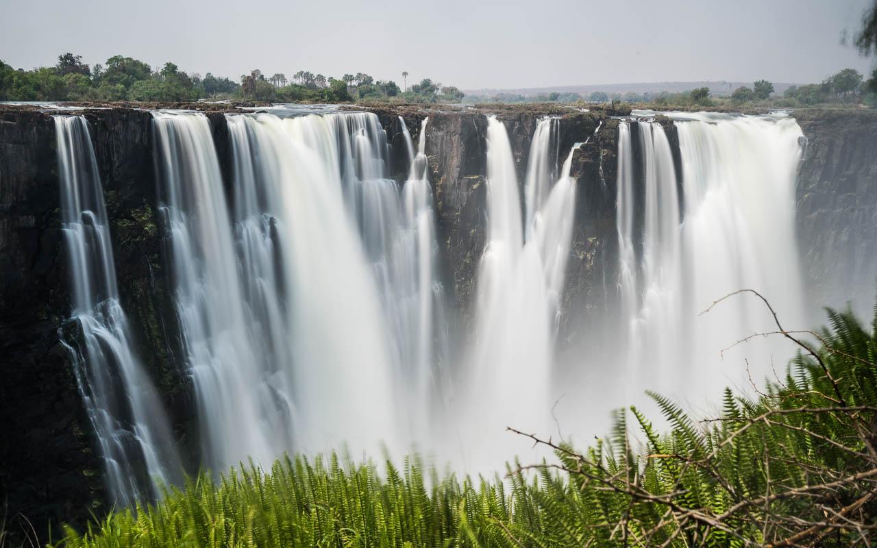 Main Falls uitzichtpunt Victoria Watervallen Zimbabwe