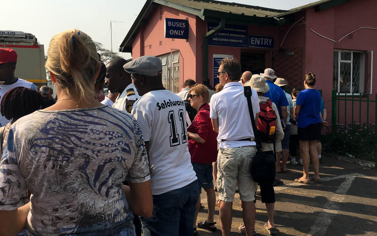 Van Botswana naar Zimbabwe: Plan wachttijden aan de grens in