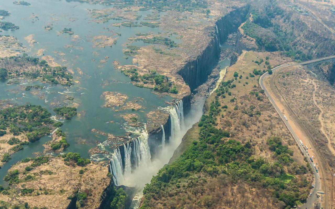 Victoria Watervallen Zimbabwe als dagtocht
